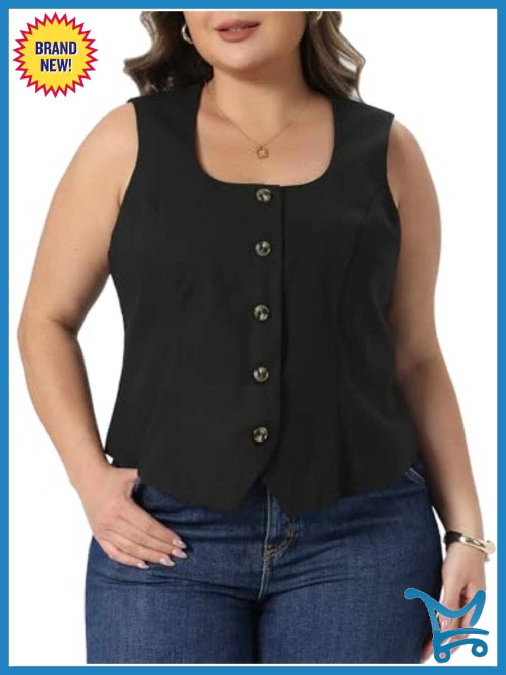 Linen Vest Sleeveless Button Down Lined Waistcoat Work Casual